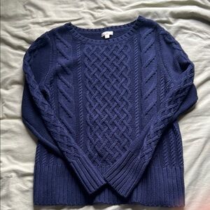 GAP Navy Blue Cable Knit Sweater